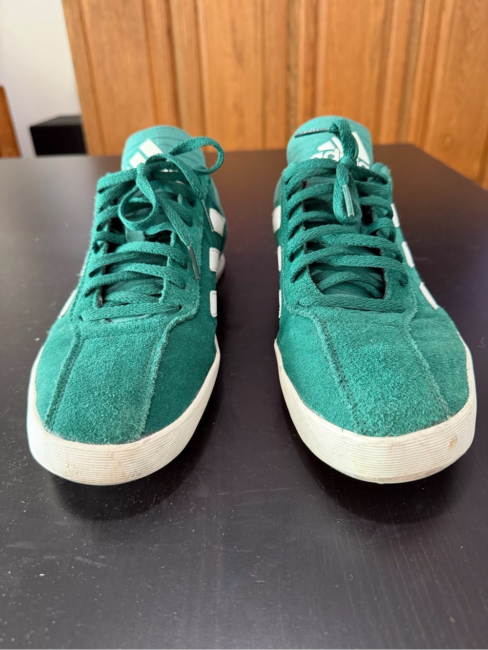 Adidas Copa Super B37086 Collegiate Green Suede Men's 9.5 Indoor Sneakers